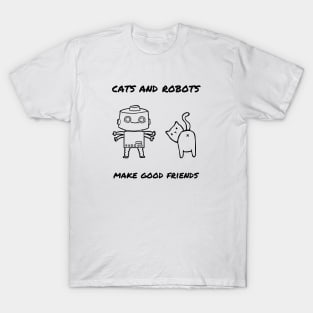 Cats and Robots T-Shirt